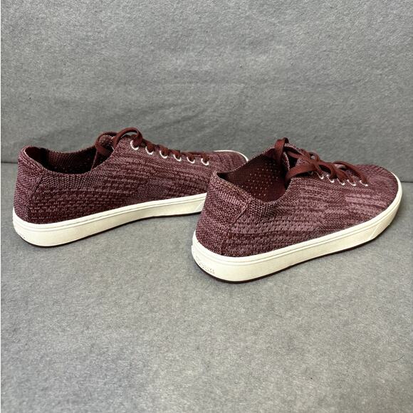 LL Bean Eco Bay Knit Stretch Lace Up Plum Purple Women's 7 Washable Sneakers EUC - Picture 5 of 7